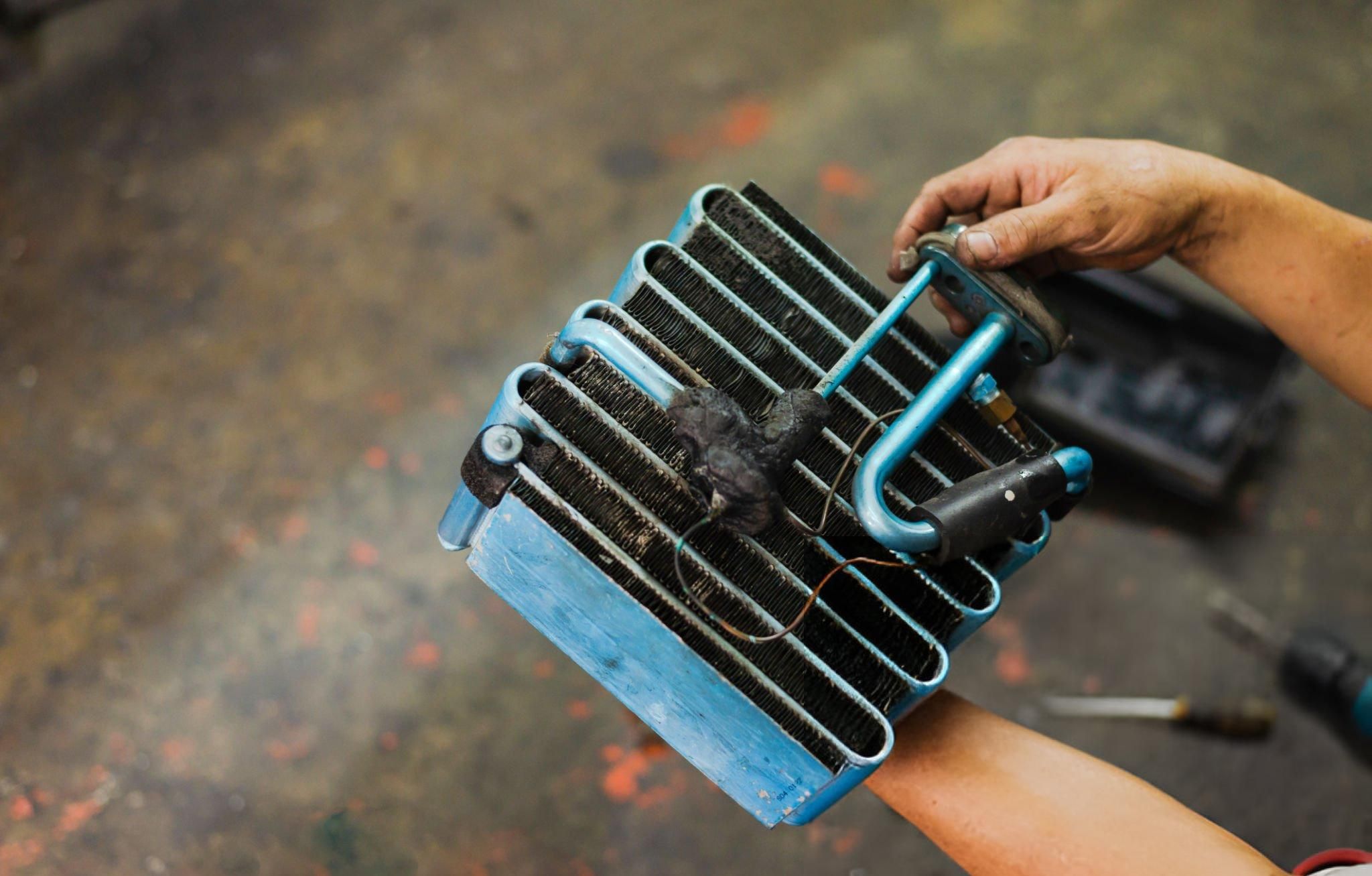 car AC evaporator