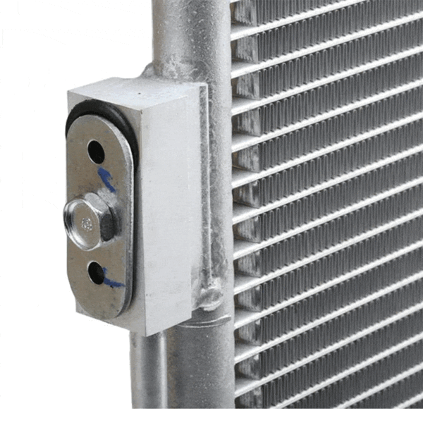 thumbnail image 2 of Auspartshouse AC Condenser For 2011-2014 Jeep Grand Cherokee Dodge Durango – W/ Integrated Oil Cooler, Parallel Flow 2 of 3