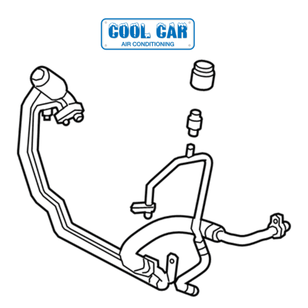 A/C Air Conditioning Discharge Hose Holden Commodore Series I VE V8 6.0L 2006-2010
