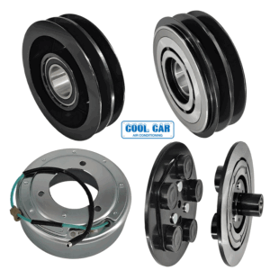 A/C Compressor Clutch Kit Valeo TM31 DKS-31HD 2 Groove 2B V-Belt 12V