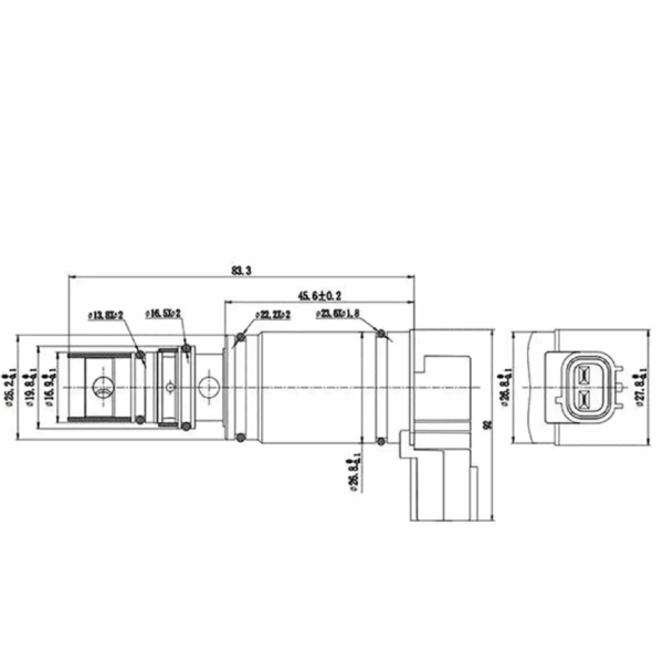 A/C Compressor Control Valve Alfa Romeo Giulia 952 2.0L 2015-2023 - Image 2