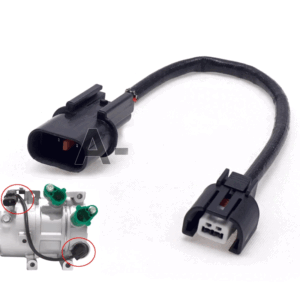 A/C Compressor Control Valve Connector Wire Harness Pigtail Plug VS14E VS16E Hyundai Kia