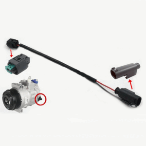 A/C Compressor Control Valve Pigtail Harness Valeo DCS17E Mercedes C-Class W203 CLK-Class W209 220