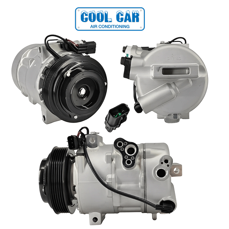 thumbnail image 2 of A/C Compressor For Kia Sorento 2014-2015 2.4L – Remanufactured VS18E – 1-Year Warranty, PAG Oil Included 2 of 5