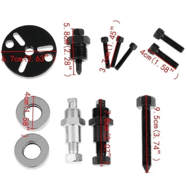 Automotive Air Conditioning A/C Compressor Clutch Removal Installation Tool Kit - Image 3