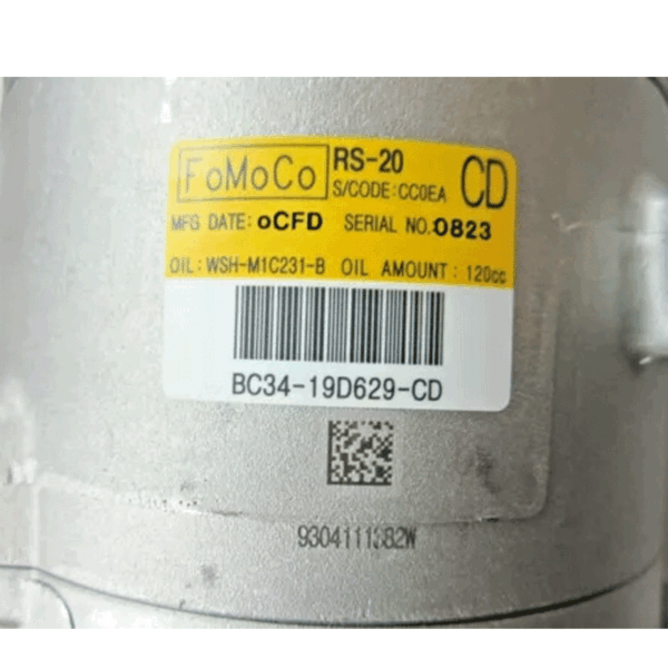Genuine A/C Compressor Ford STV Raptor 12th Generation 6.2L V8 2011-2015 - Image 2