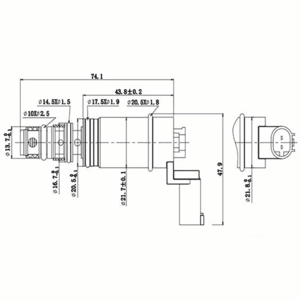 A/C Compressor Control Valve Fiat Lotus Alfa Romeo - Image 2