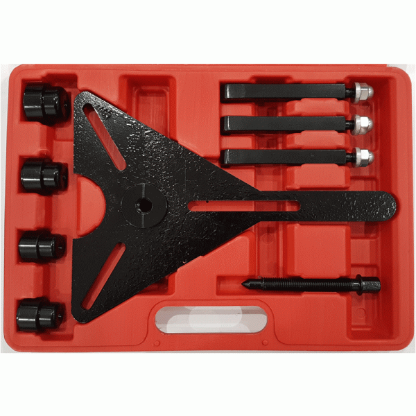 Extra Large Extra Super Heavy Duty Truck & Bus A/C Compressor Clutch And Hub Puller Kit