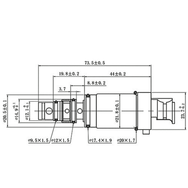 A/C Compressor Control Valve Nissan Pulsar 1.8L 2013-2015 Sanden PXE14 - Image 2