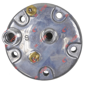 Sanden 5H14 Rear Head With Suction Discharge Ports