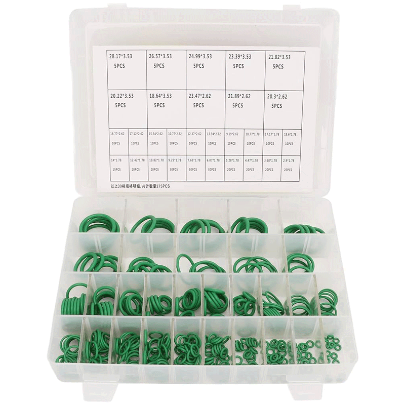 Universal Car A/C Air Conditioning ORing Kit 375 Pieces Cool Car Air