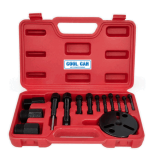 Workshop Grade 14 Piece Automotive A/C Compressor Clutch Removal & Installation Tool Kit